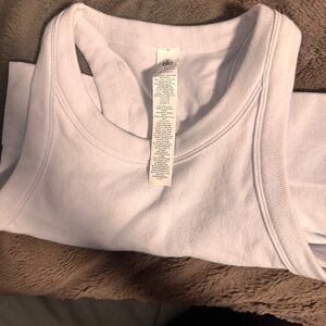 ALO Yoga White Tank Top